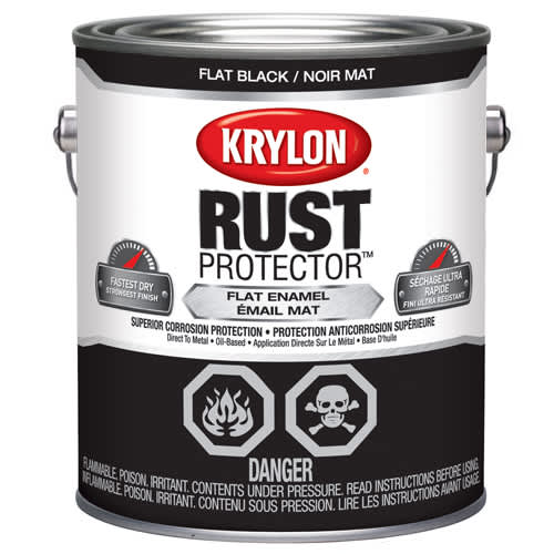 Peinture antirouille Rust Protector noir mat 3,78 L