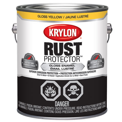 Peinture antirouille Rust Protector jaune 3,78&nbsp;L
