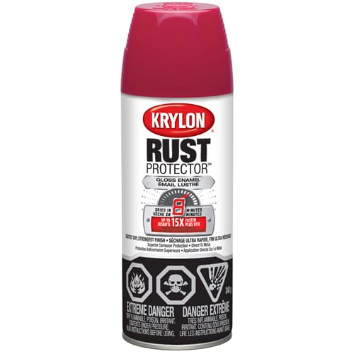 Peinture antirouille Rust Protector rouge cerise lustré 340 g