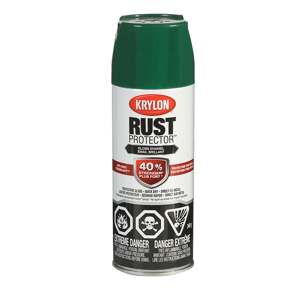 Peinture antirouille Rust Protector vert forêt lustré 340 g