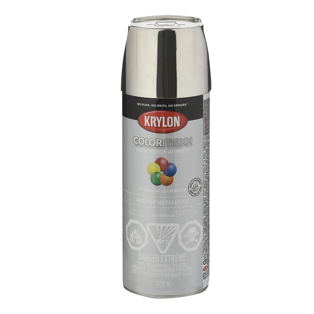 Peinture et apprêt ColorMaster argent métallique 311 g
