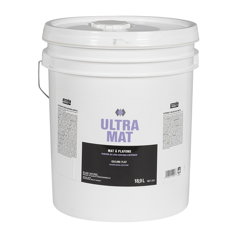 UltraMat Ceiling Interior Latex Paint Natural White 18.9 L