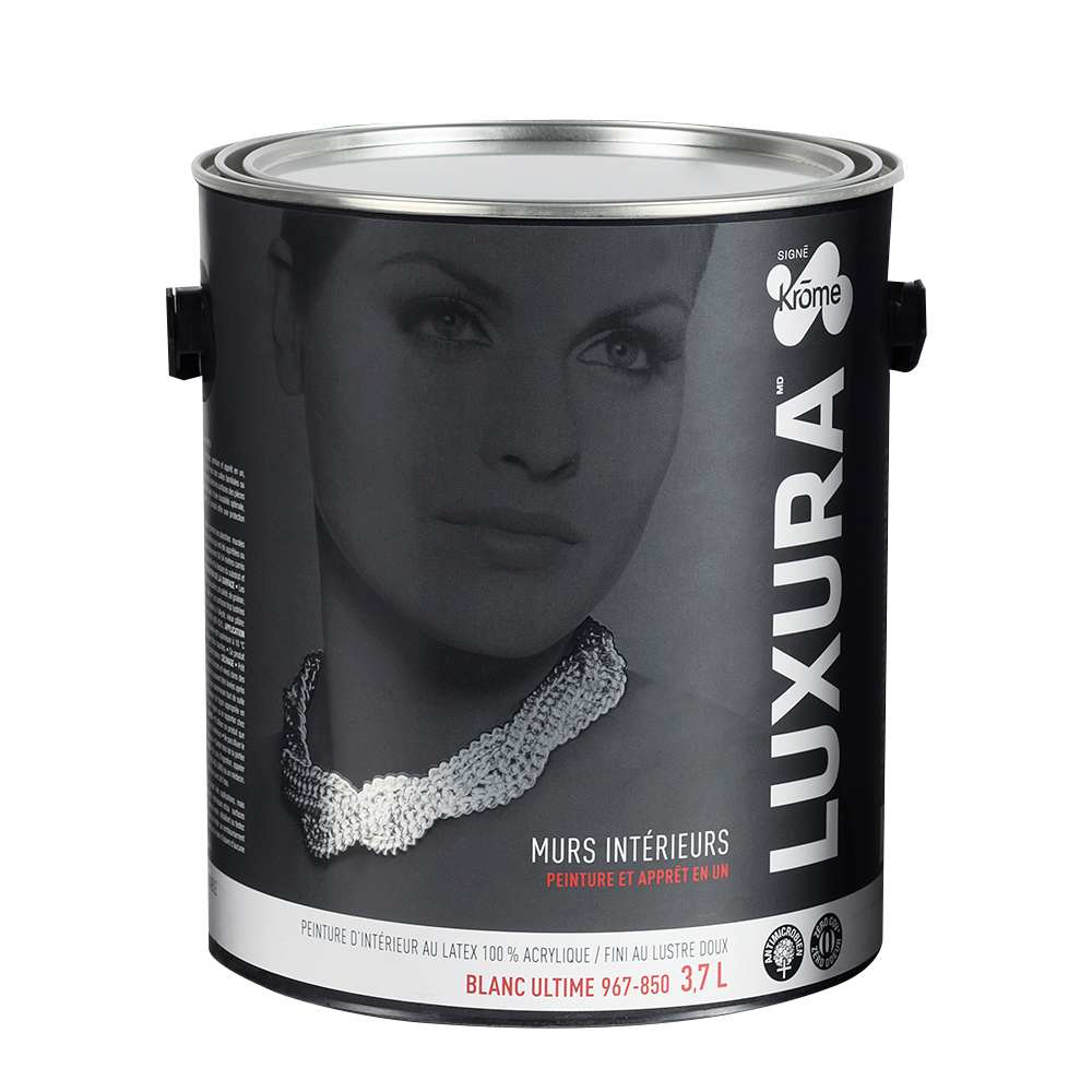 Luxura Wall Interior Latex Paint Ultimate White 3.7 L