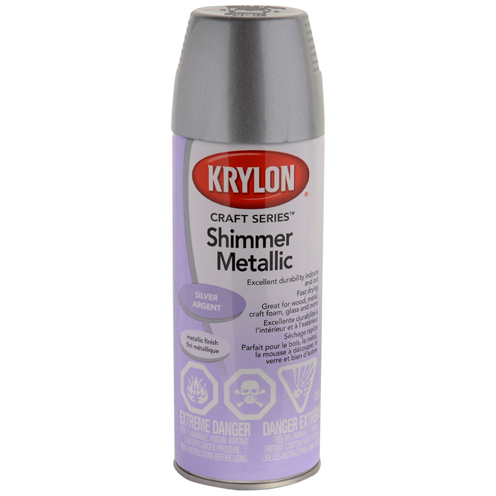 Peinture métallique argent 340 g