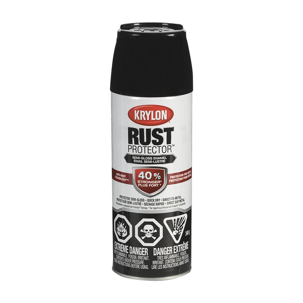 Peinture antirouille Rust Protector noir semi-lustré 340 g