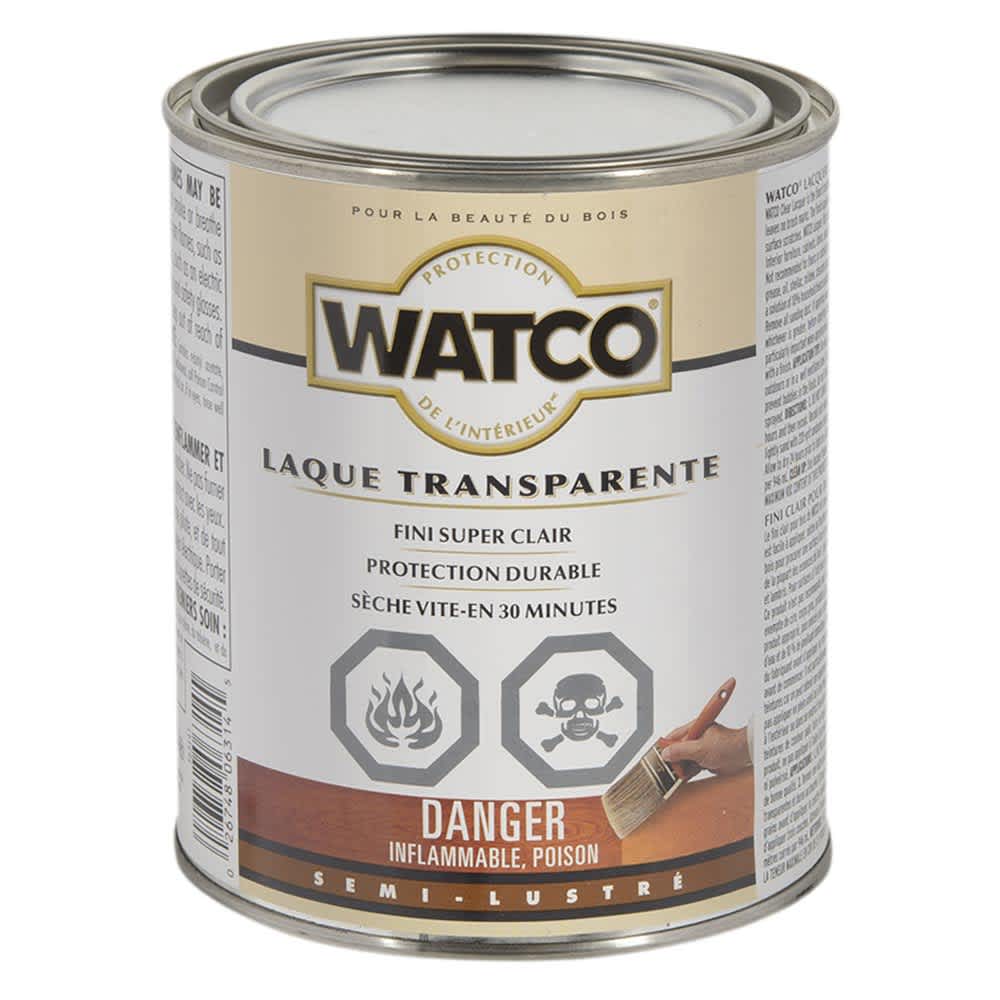 Laque transparente semi-lustré 946 ml