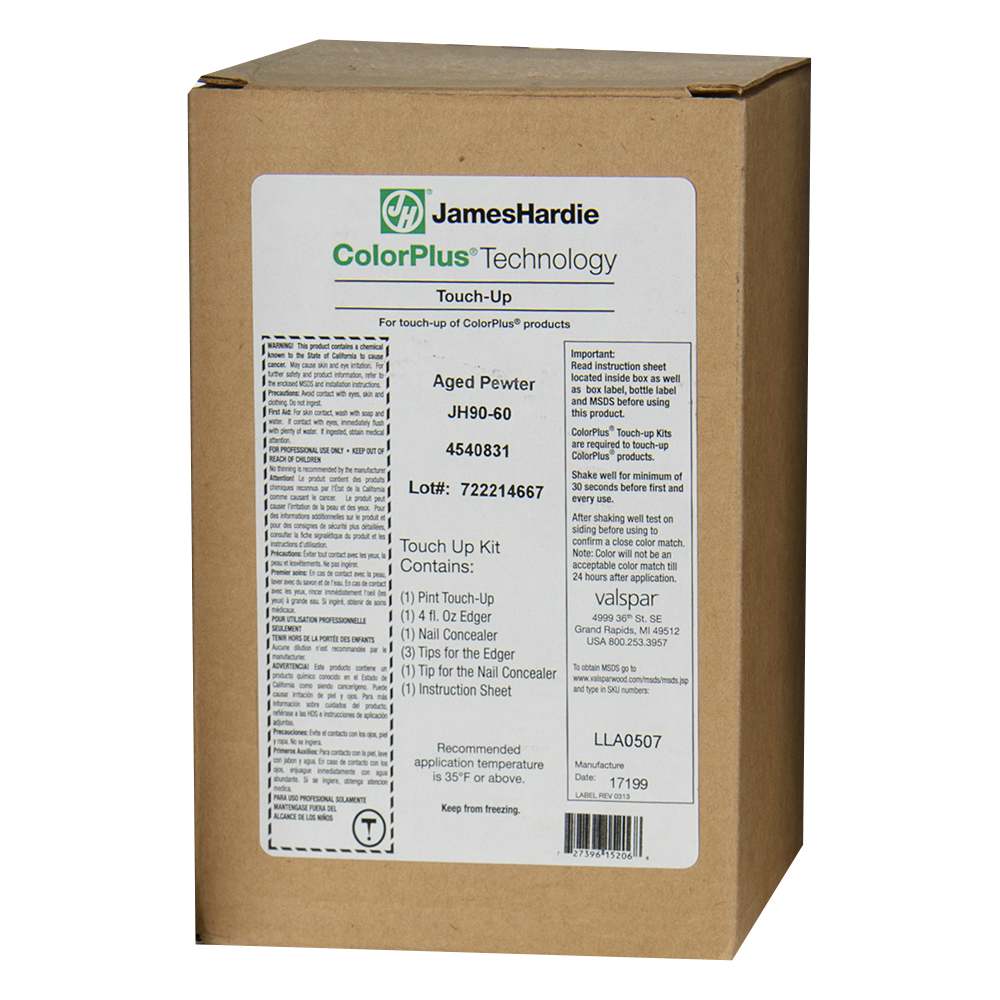 Ensemble de retouche pour revêtement extérieur JH étain 450 ml