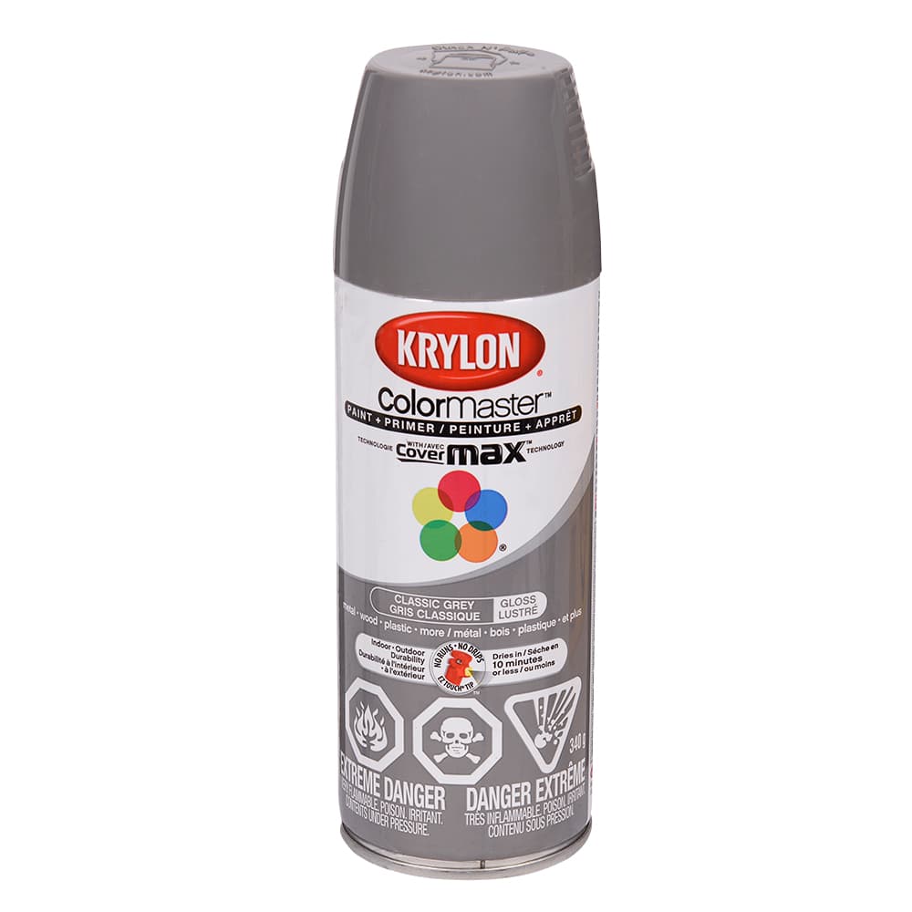 Peinture et apprêt ColorMaster gris classique 340 g