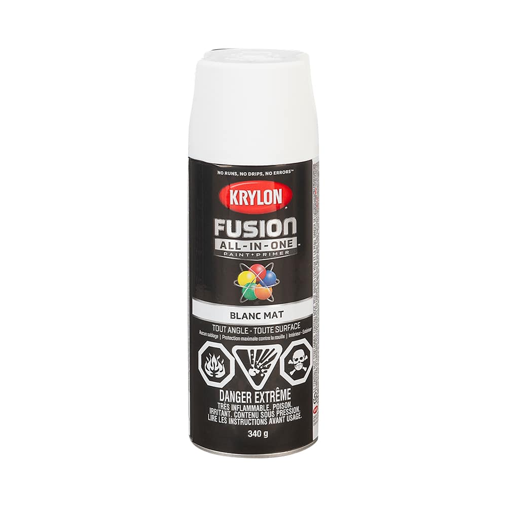 Peinture et apprêt Fusion All-In-One blanc mat 340 g