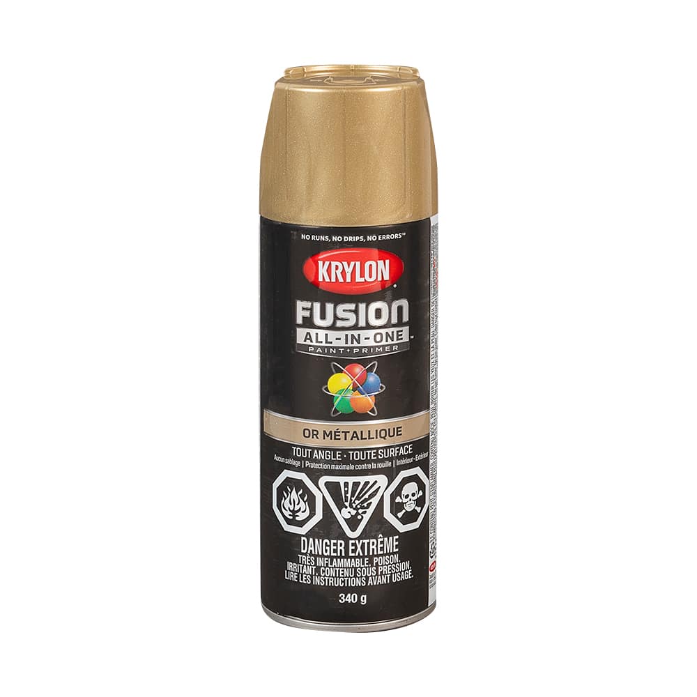 Peinture et apprêt Fusion All-In-One or métallique 340 g