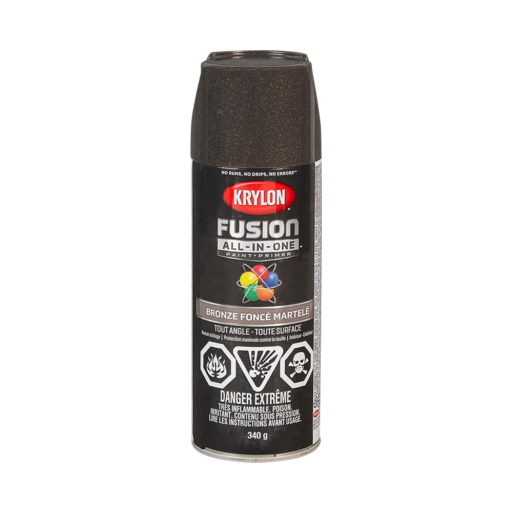 Peinture et apprêt Fusion All-In-One bronze foncé martelé 340 g