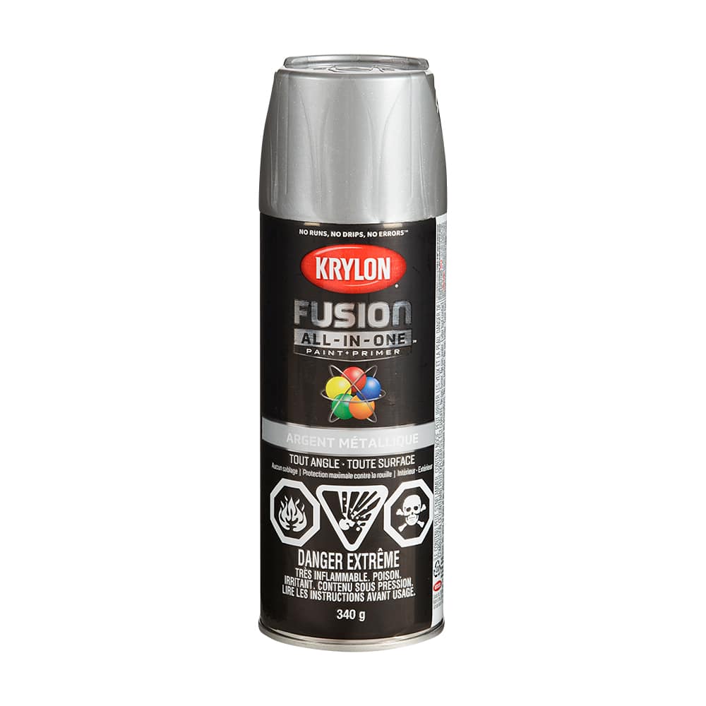 Fusion All-In-One Paint & Primer Metallic Silver 340 g