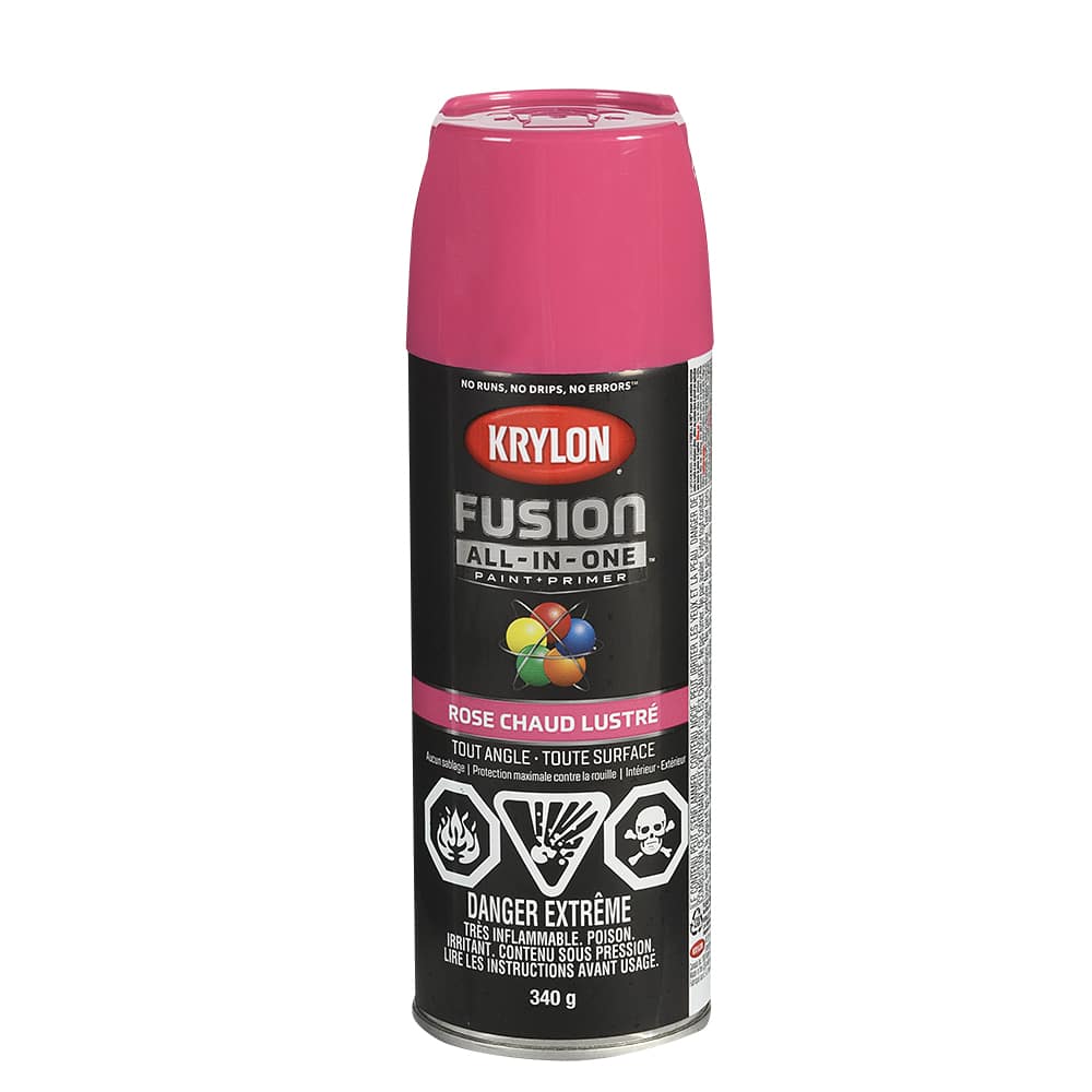 Peinture et apprêt Fusion All-In-One rose chaud lustré 340 g
