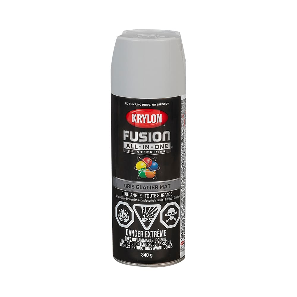 Peinture et appret Fusion All-In-One gris glacier mat 340 g