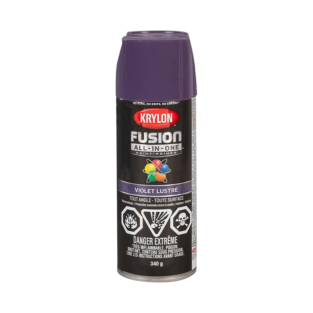 Peinture et apprêt Fusion All-In-One violet lustré 340 g