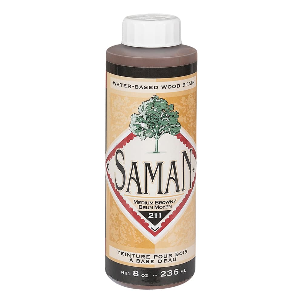 Teinture au latex pour bois brun moyen 236&nbsp;ml