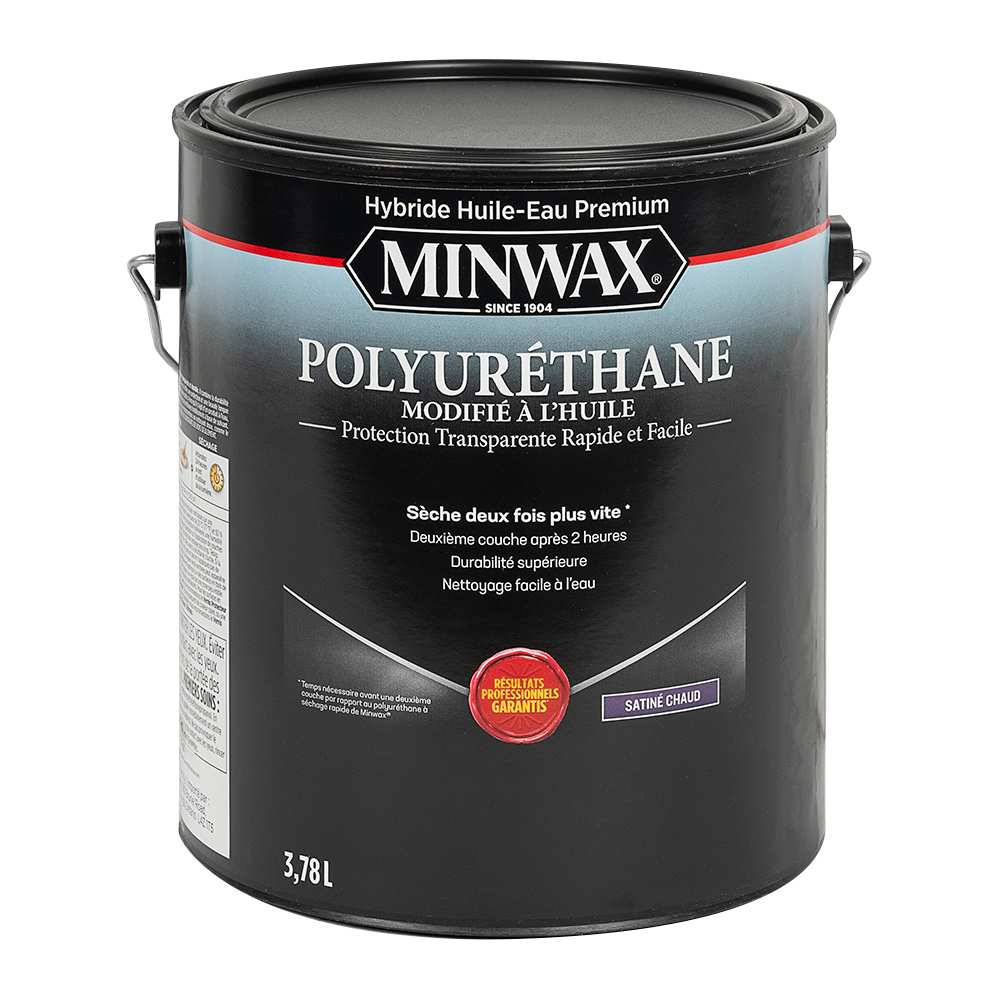 Vernis au polyuréthane satiné 3,78 L