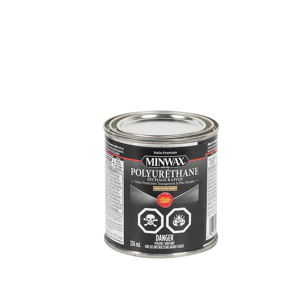 Vernis au polyuréthane semi-lustré 236 ml