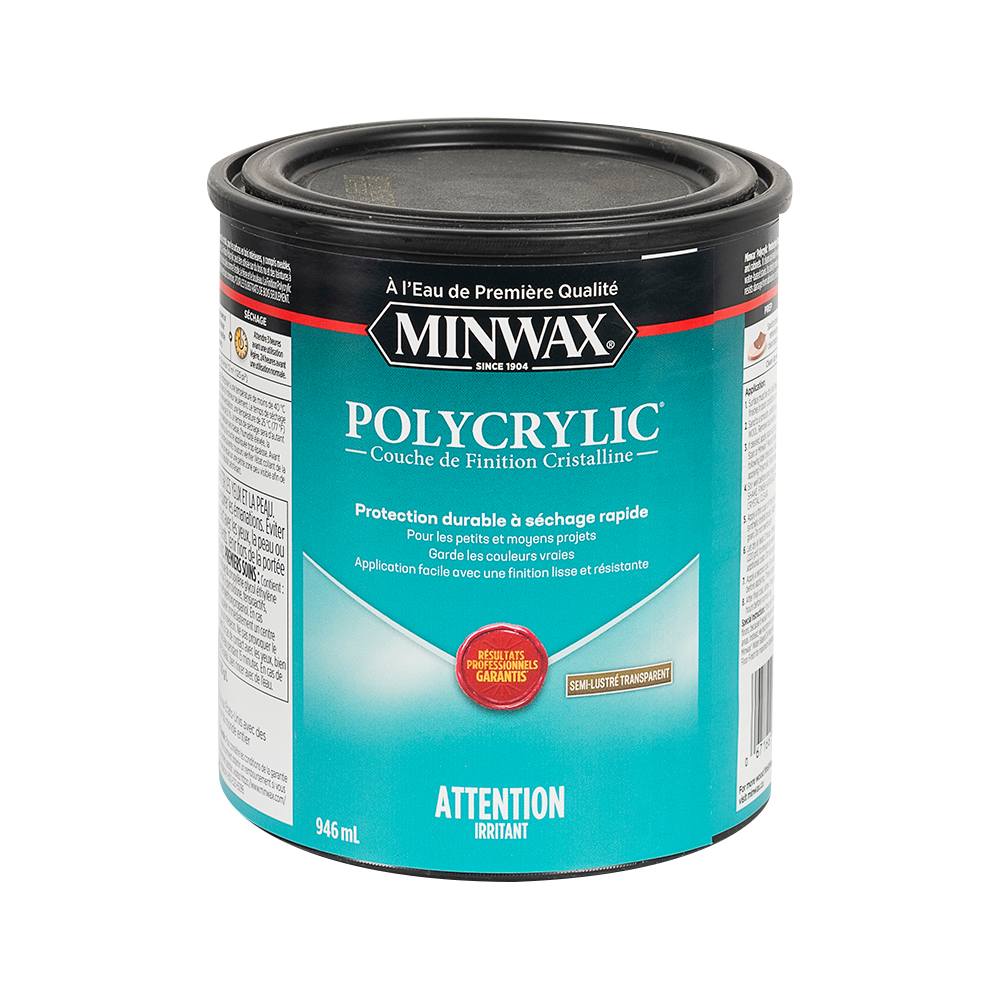 Vernis polycrylic semi-lustré 946 ml