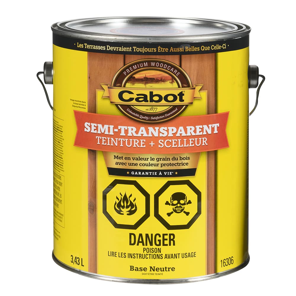 Semi-Transparent Deck & Siding Stain 3.78 L