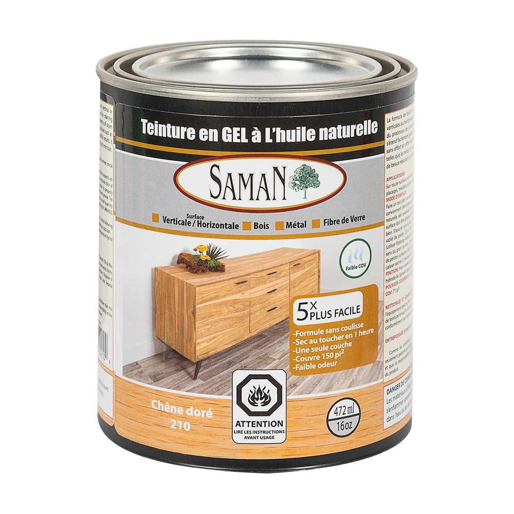 Teinture en gel chêne doré 472 ml