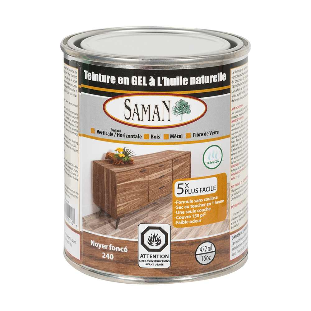 Teinture en gel noyer foncé 472 ml