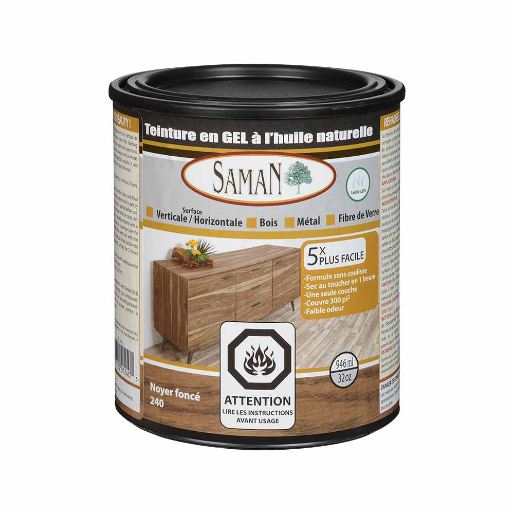 Teinture en gel noyer foncé 1 L