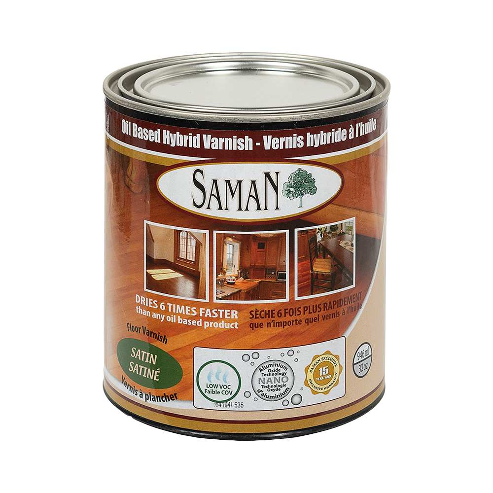 Vernis hybride à l'huile satiné 946 ml