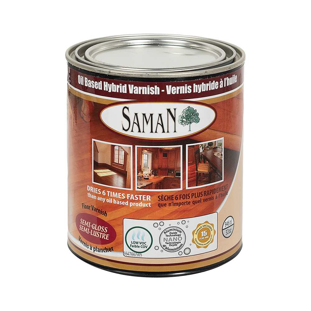 Vernis hybride à l'huile semi-lustré 946 ml