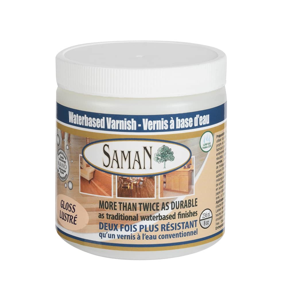 Vernis à base d'eau intérieur lustré 236 ml