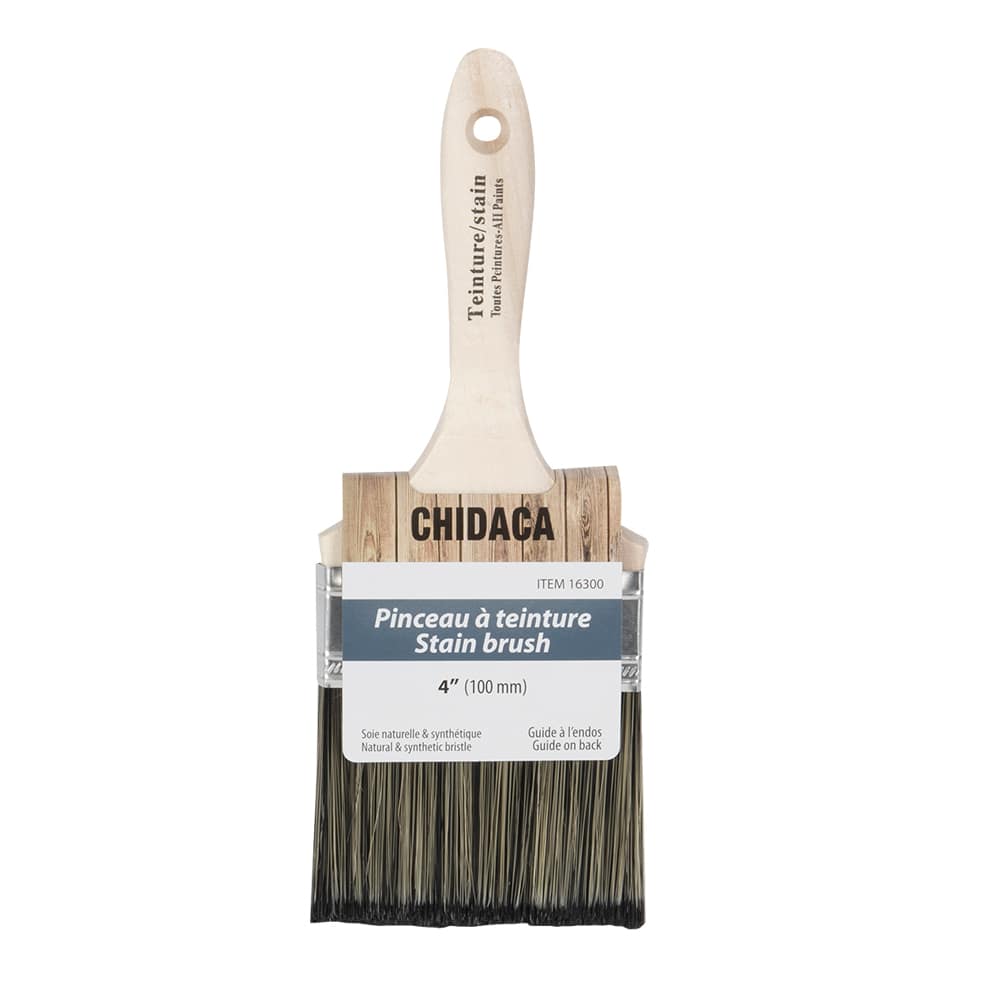 Staining Brush Mixed Bristles 4 in.