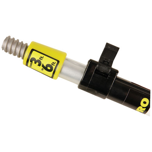 Manche télescopique en aluminium anodisé de 36 po à 72 po