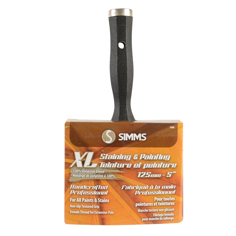 Pinceau à teinture et peinture XL polyester 5 po