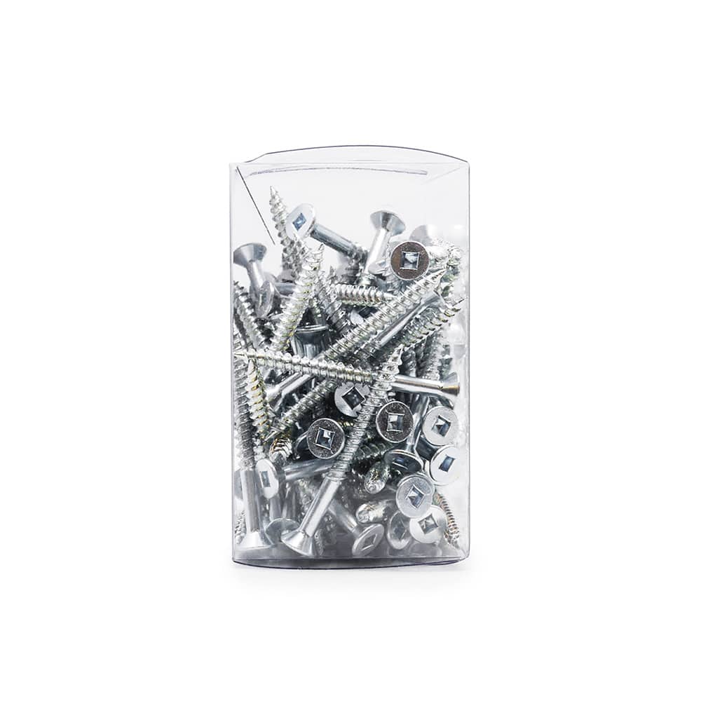Flat Head Wood Screws 1 1/2 in. n° 6 (100-Pack)