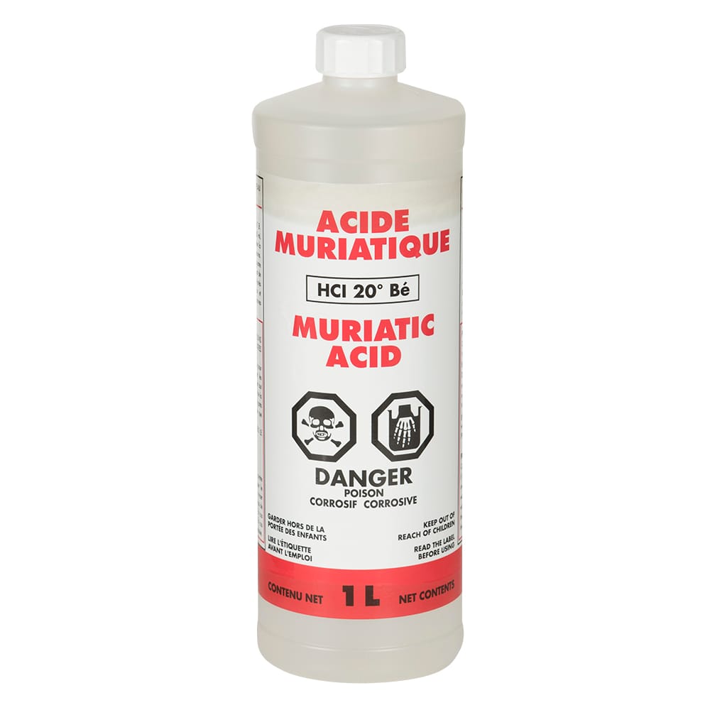Acide muriatique (chlorhydrique) 1 L