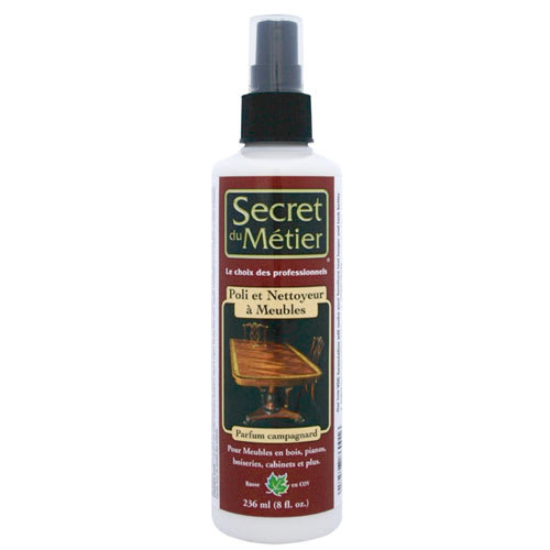 Poli et nettoyeur à meubles Secret du métier 236 ml