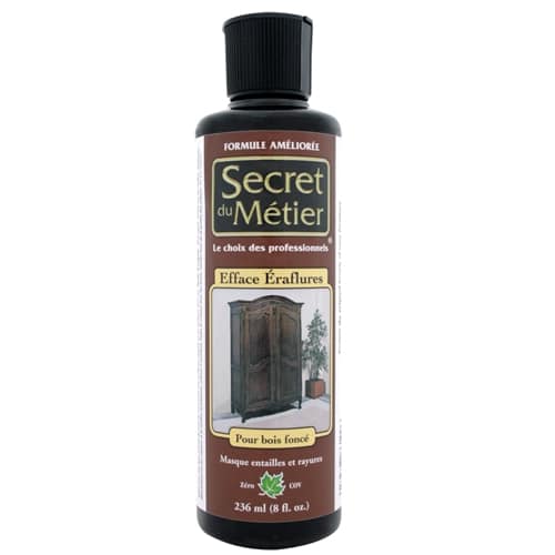 Efface éraflures pour bois foncé Secret du métier 236 ml