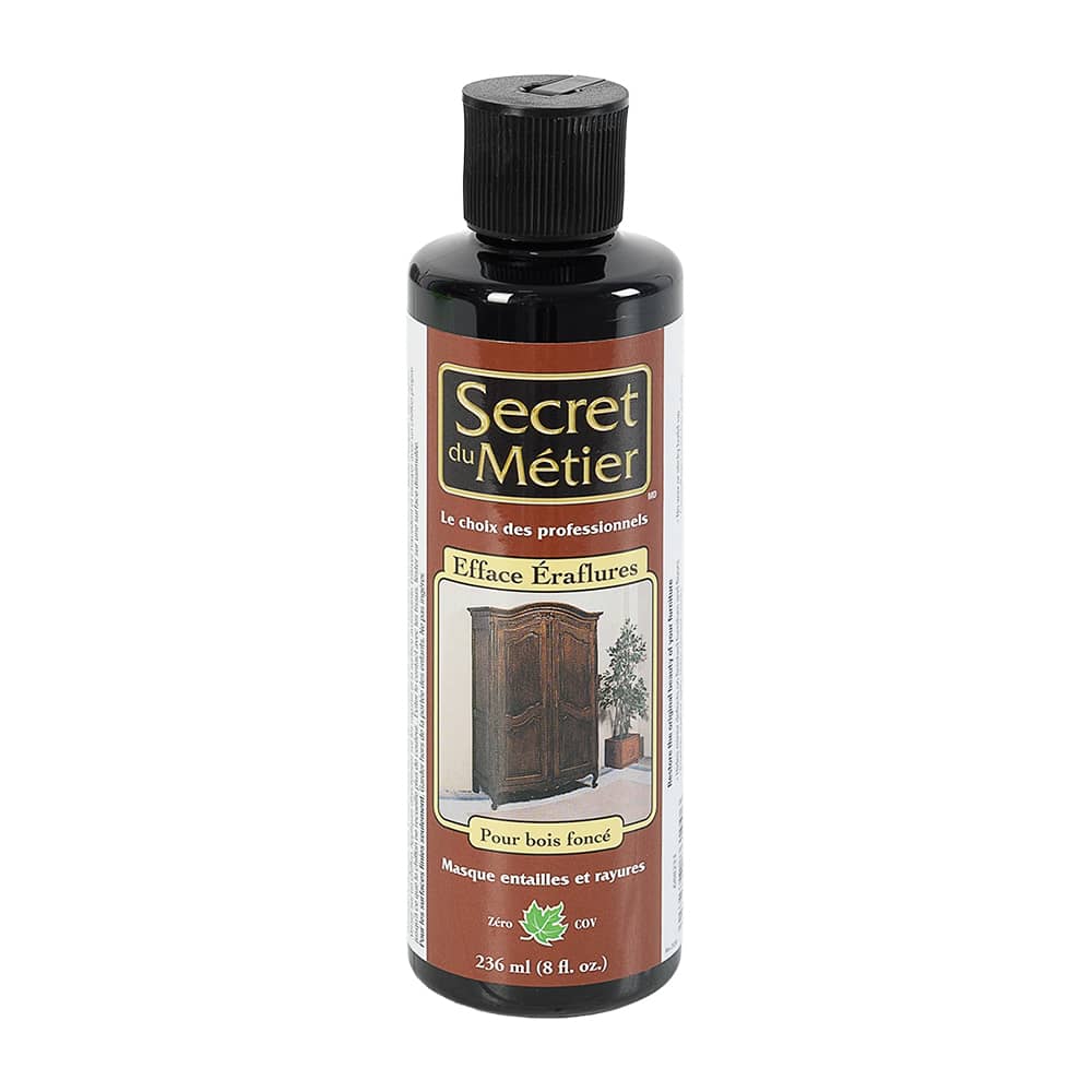 Efface éraflures pour bois foncé Secret du métier 236 ml