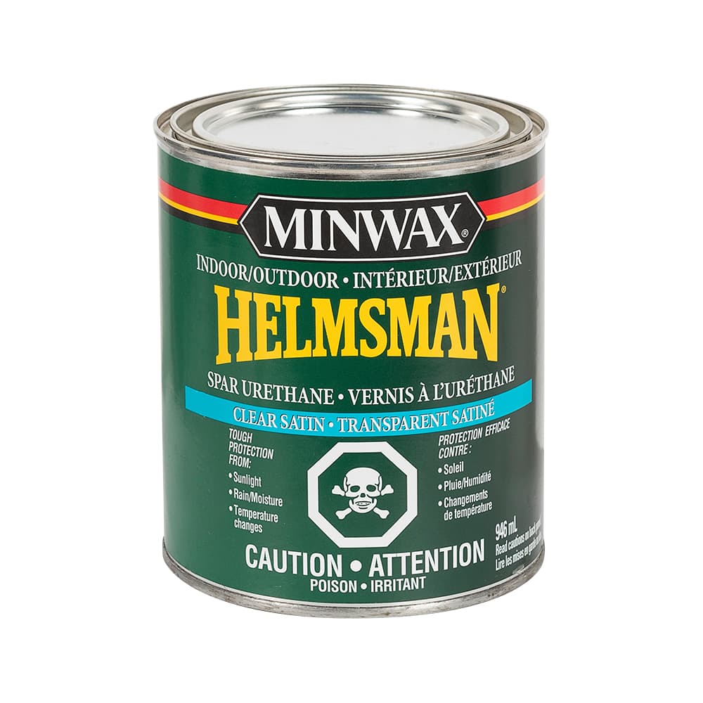 Vernis à l'uréthane pour l'extérieur Helmsman satiné 946 ml