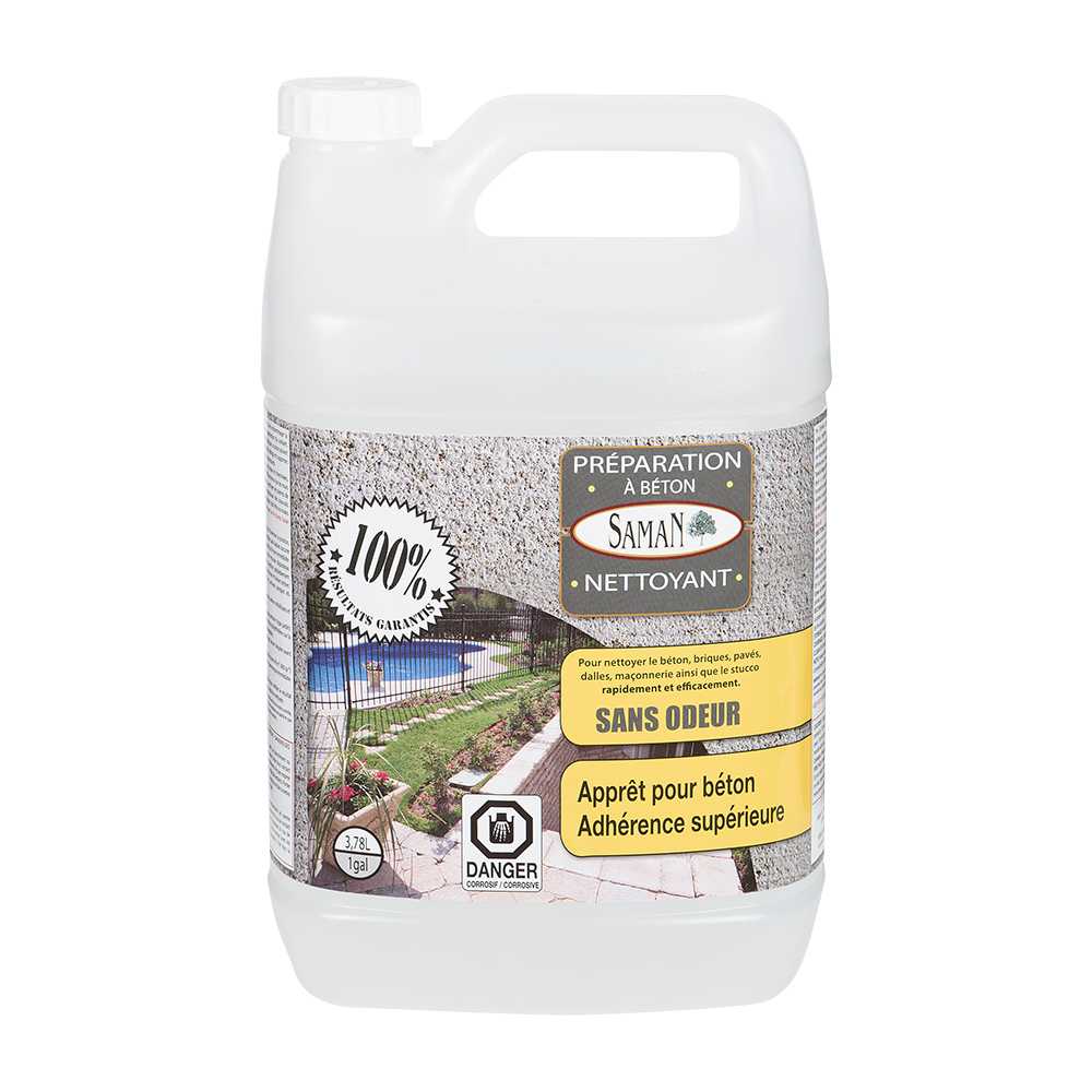 Préparation à béton ultime Saman sans odeur 3,78 L