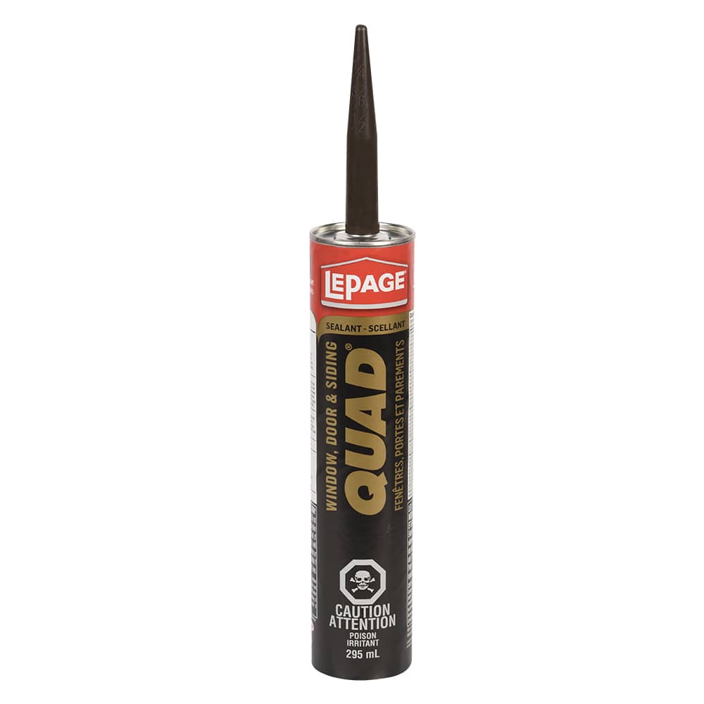 Quad Sealant Door-Window-Siding Dark Brown 295 ml