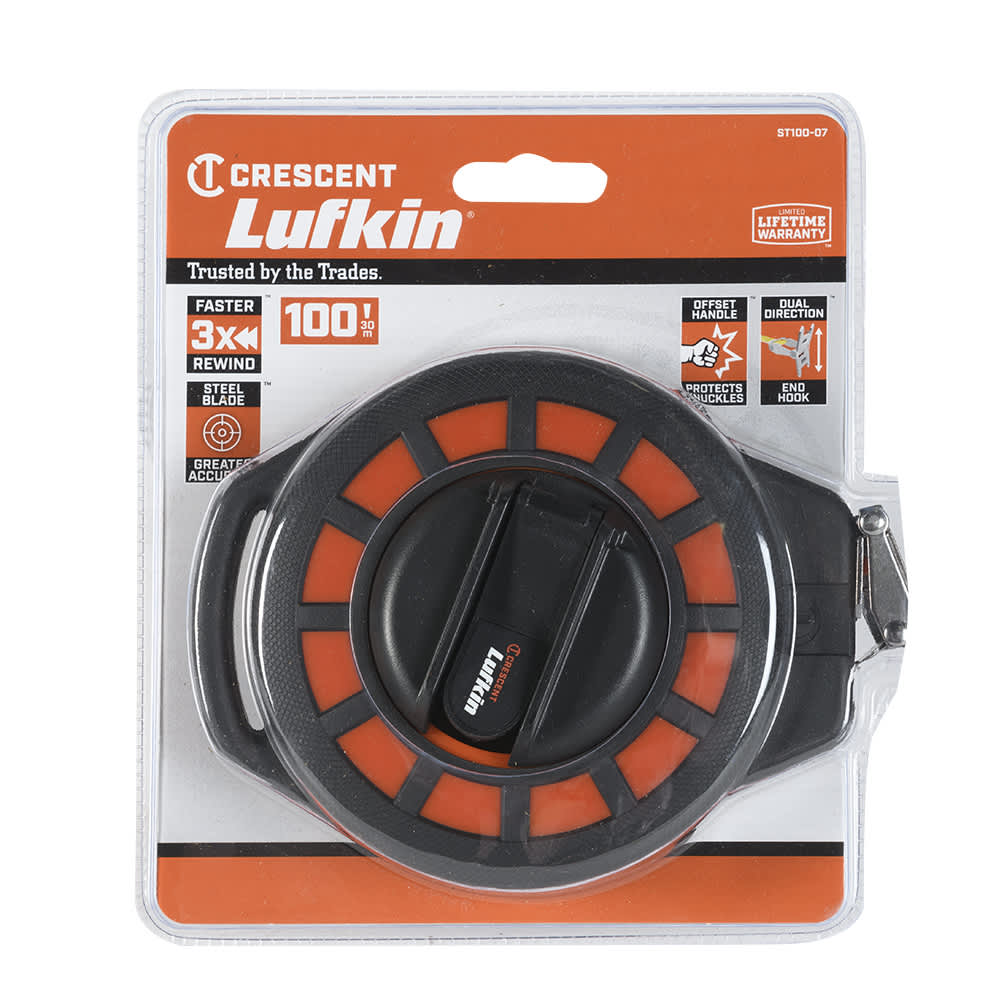 Ruban à mesurer Hi-Viz 100 pi/30 m x 3/8 po