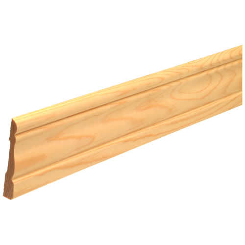 Chambranle colonial en pin clair jointé 3/8 po x 2 1/8 po x 7 pi