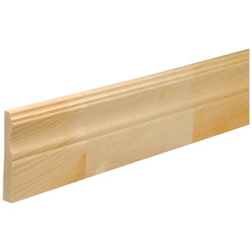 Plinthe coloniale en pin clair jointé 9/16 po x 4 1/8 po x 8 pi