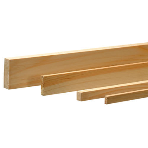 Rectangle en pin clair 5/16 po x 1&nbsp;5/8&nbsp;po&nbsp;x 8 pi