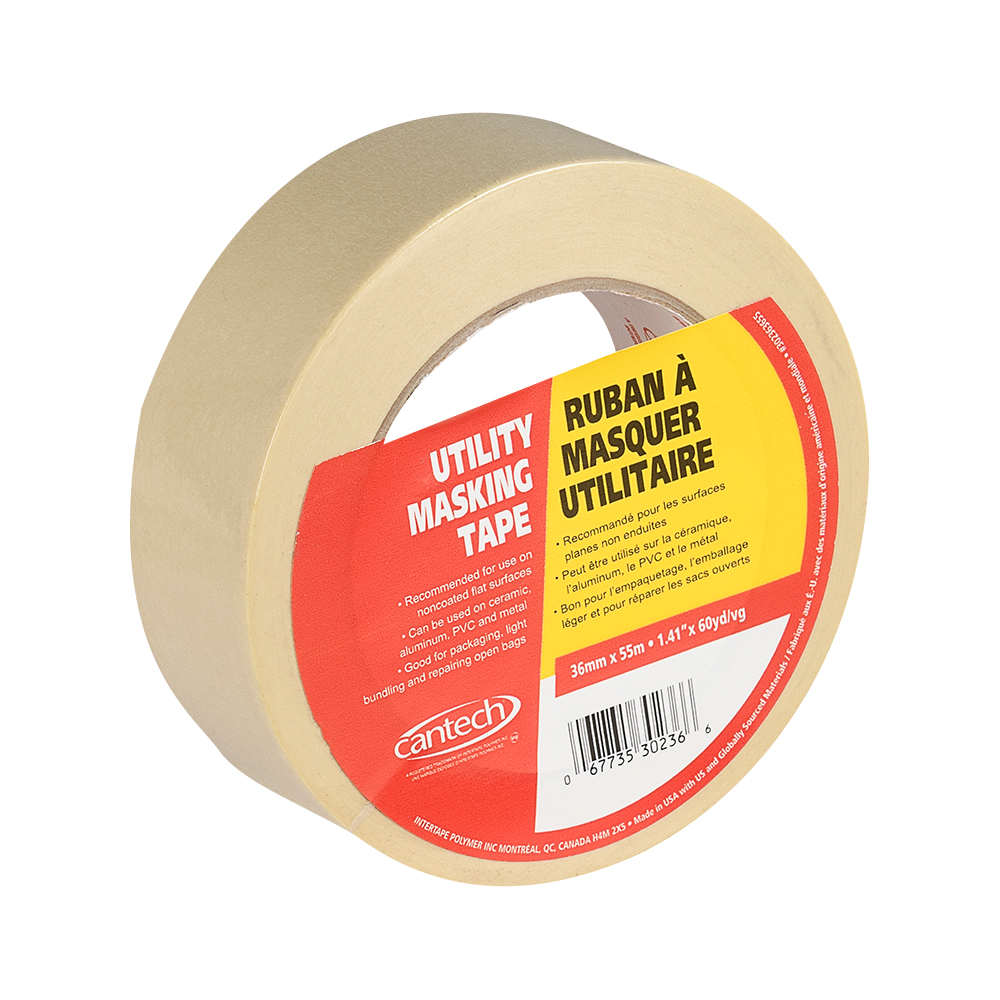 Ruban à masquer utilitaire 36 mm x 55 m