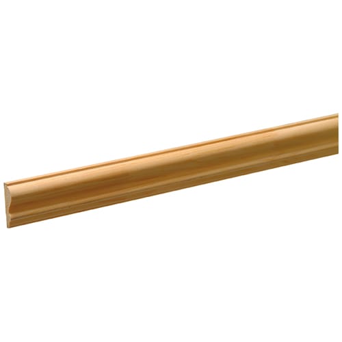 Moulure décorative en pin clair jointé 1/2 po x 1 9/16 po x 8 pi