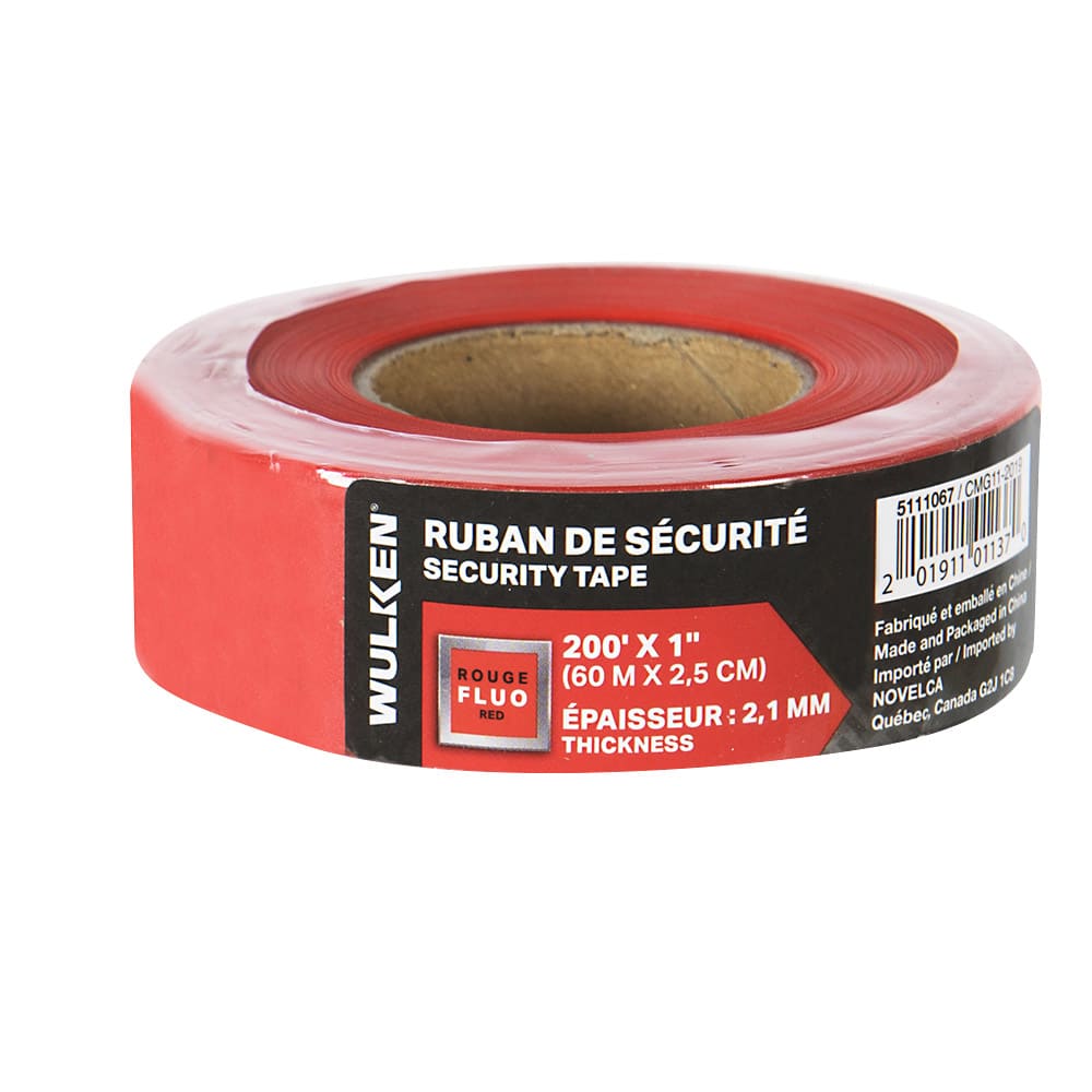 WULKEN Security Tape 1 in. x 200 ft.