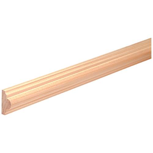 Moulure décorative en pin clair jointé 9/16 po x 1 1/8 po x 8 pi