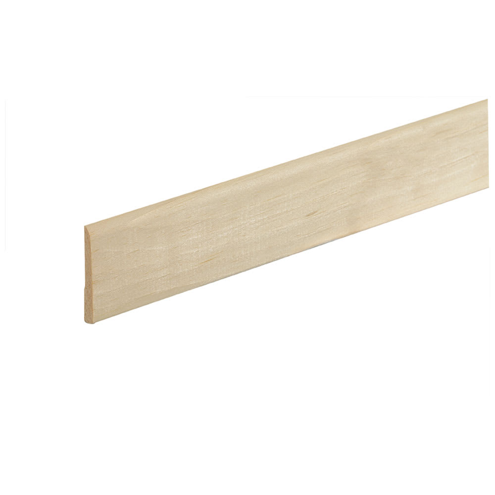 Chambranle uni en pin clair 3/8 po x 2&nbsp;1/2&nbsp;po&nbsp;x&nbsp;8&nbsp;pi